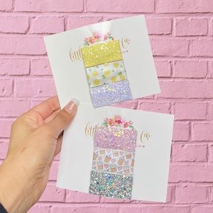 Glitter Snap Clip Sets